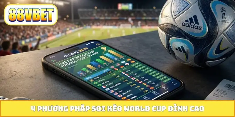 4 phương pháp soi kèo World Cup đỉnh cao