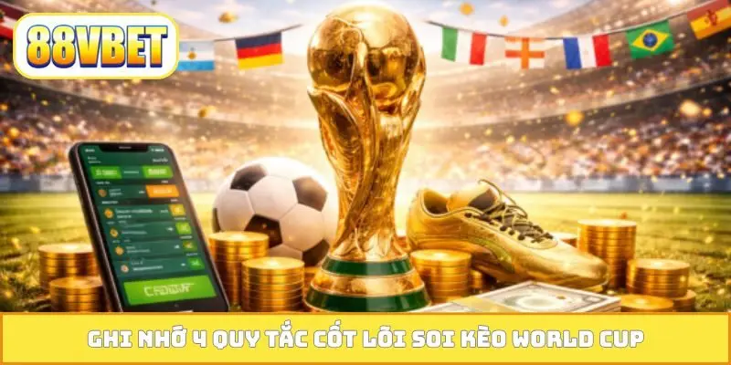 Ghi nhớ 4 quy tắc cốt lõi soi kèo world cup