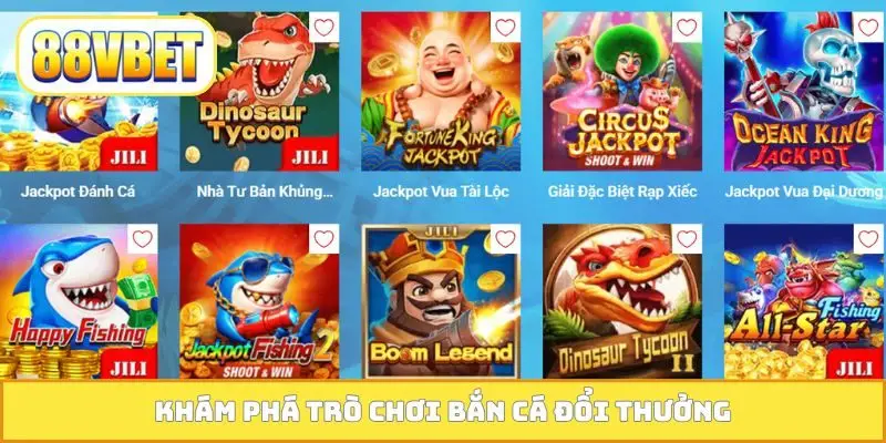 Khám phá trò chơi bắn cá đổi thưởng